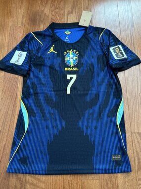 Adult VINI JR 2026 World Cup Blue Soccer Jersey
